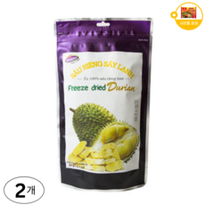 베트남 비나밋 건 두리안 칩, 2개, 60g