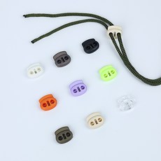 마스크 스트링 스토퍼 고무줄 조임 용품 부자재, 베이지