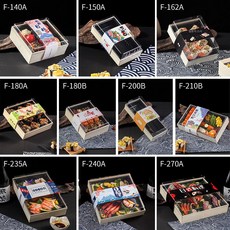 초밥 포장용기 배달용 상업용 식당 포장 일회용 초밥용기, F888-A 스시 가족 세트, 1개, 1개