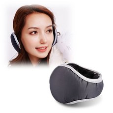 남자귀마개 겨울 방한 귀도리 남자 여성 털 패딩 보온 귀마개, 스카이