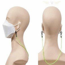 브이커머스 마스크목걸이 하트스퀘어 마스크 목걸이 1매