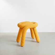 미코퍼니처 포니 인테리어 카페 보조 스툴 의자 볼드체어, 옐로우