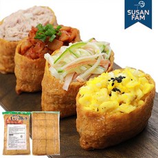 일본 사각 조미유부 1박스 900g x 15팩 60매 대왕유부 초밥재료 MISUZU, 15개