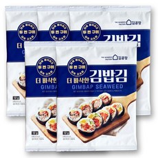 광천김공장 더바삭한 김밥김, 5개, 12g