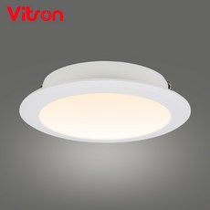 비츠온 LED 다운라이트 100mm (4인치) 10W, 주백색(아이보리빛), 1개