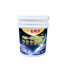正漆 包晴天水性六合一單液防水膜 加侖裝 深水泥色 單液彈性水泥 (防水/防蝕/隔熱/消音/抗裂/彈力), 1個, 加侖裝 超商取貨限1加侖