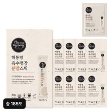 해통령 육수명장 분말스틱 185포, 1박스, 4g