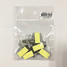 新易 泡棉貼夾（6入）, 1個, 黃色