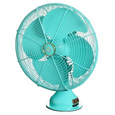 TATUNG 大同 14吋五段速DC直流桌扇 TF-D14DA 復古造型節能靜音, 經典綠