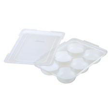 Richell日本利其爾 離乳食連裝盒 副食品分裝盒, 1個, 第三代30ml圓形/6格(2盒)