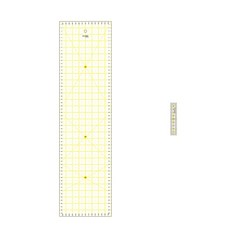 KEARING 패치워크 자 논슬립 커팅자 재단용자, 1개, KPR6016+KPR10