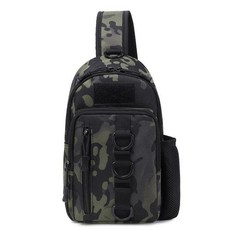 瑪薩威 戰術迷彩運動斜挎包, CP色, 1個