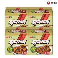 농심 올리브 짜파게티 140g x 20봉, 20개