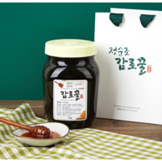 정순조감로꿀 국산 100% 감로꿀 제천 토종 프리미엄 천연 벌꿀 크리스마스 연말 선물, 1.2kg, 1개
