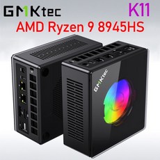 GMKtec K11 AMD Ryzen 9 8945HS 게이밍 미니 PC 윈도우 11 프로 라데온 780M DDR5 5600MHz M2 2280 SSD WIF, 02 영국, 01 China Mainland, 06 DDR5 16GB 1TB SSD