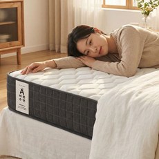 올인홈 대한민국 표준 침대 매트리스 3004, 화이트/그레이, 22cm