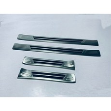 Subaru Crosstrek Impreza 2024 스테인레스 스틸 내부 도어 씰 패널 스커프 플레이트 킥 스텝 커버 보호대, [02] 은