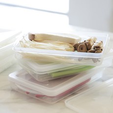 사나다 4절 육류보관용기/밀폐용기/납작용기/반찬통, 1개