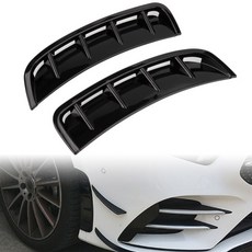 메르세데스 벤츠 A 클래스 해치백 세단 W177 AMG 라인 2018 + 유니버설 프론트 범퍼 용 자동차 앞 스포일러