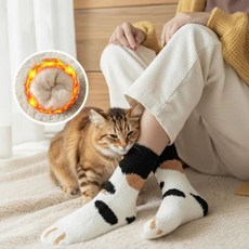 핏로드 수면양말여성 털빠짐없는 겨울 커플양말