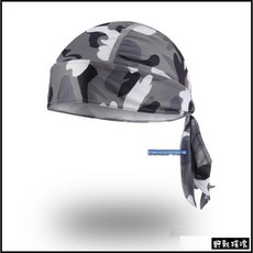 【野戰搖滾-生存遊戲】高品質萊卡海盜頭巾、海盜帽【黑色、綠色、沙色、碳灰色】自行車登山防曬戶外頭盔頭套迷彩頭巾, 城市迷彩, 1個