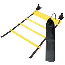 티렉스 스텝연습 스피드 사다리 축구용품 순발력 민첩성 훈련, 1개, 옐로우