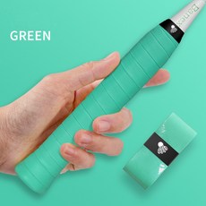 테니스 배드민턴 손잡이밴드 라켓 그립 테이프 밴드 손잡이, 2개, 그린