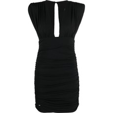 필립플레인 러플 디테일 미니 드레스