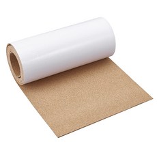 1개 접착식 뒷면이 있는 2.4m 코르크 절연 롤 (컵받침 벽 장식 파티 및 DIY 공예 용품 골든로드 색상 300x3mm), 0.3cm