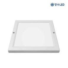 장수램프 20cm 엣지사각 직부등 20W, 주광색, 1개