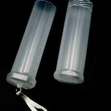 미술 화구 붓 보관통 투명 원통형 케이스 붓가방