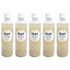 [연아네] 유기농 엿기름 유기농 설탕 수제 수제 생강 식혜 380ml, 5개