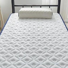 소형 매트리스 접이식 간이 침대 1인용 토퍼 손님용 화이트 6cm 120x190cm