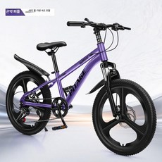 KN 20인치자전거 튼튼한자전거, 24인치 140-170cm, 퍼플 마그네슘 합금 일체형 휠