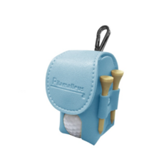 지엠앤 골프볼주머니 골프공 투볼 케이스 파우치, 블루, 1개