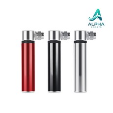 알파 미니휴대용 멀티에어펌프 자전거 운동공, 1개, 블랙