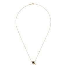 알리타 9K 옐로 골드 플로타도라 네크리스