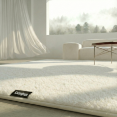 리빙휴 냉온 사계절 러그 메모리폼 양면 거실 카페트