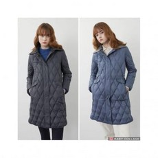 올리비아로렌 탈부착 니트 카라 경량 VOCKD3WA146 43275429 598356, 그레이쉬블루 95