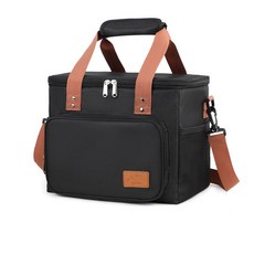 스텔라룸 보냉백 캠핑 보냉가방, 16L, 블랙