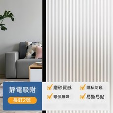 長虹玻璃貼 靜電吸附門窗貼膜, 長虹2號不透款（靜電PVC玻璃膜）,90cm寬*300cm