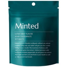 민티드 프리미엄 고체치약 리필형 90p, 63g, 1개