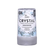 美國CRYSTAL-礦物鹽身體固體除臭棒-無香款, 40g, 1個