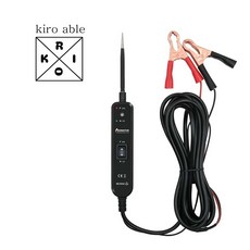 파워프로브 전원공급장치 배선 테스터기 6V~24V, 1개, 검정(AMERMOTOR)