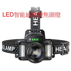 LED變焦頭燈 - 露營/工作燈, 1個