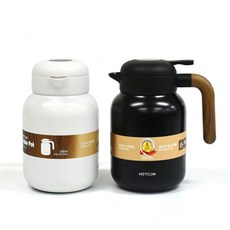 테이블주전자 1300ml 스텐주전자, 하양