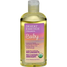 Desert Essence 오가닉스 베이비 바디 & 마사지 오일, 118ml, 1개