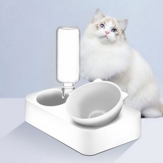 키밍 반려동물 자동 급수기 밥그릇 세트 애견용품, 1개