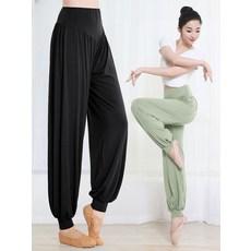 차코트 빅사이즈 여성용 무용 연습복 바지 여성 발레 챠코트 워밍업 팬츠 땀복