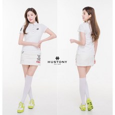 Cool Stocking 夏季高爾夫及膝襪, 白色